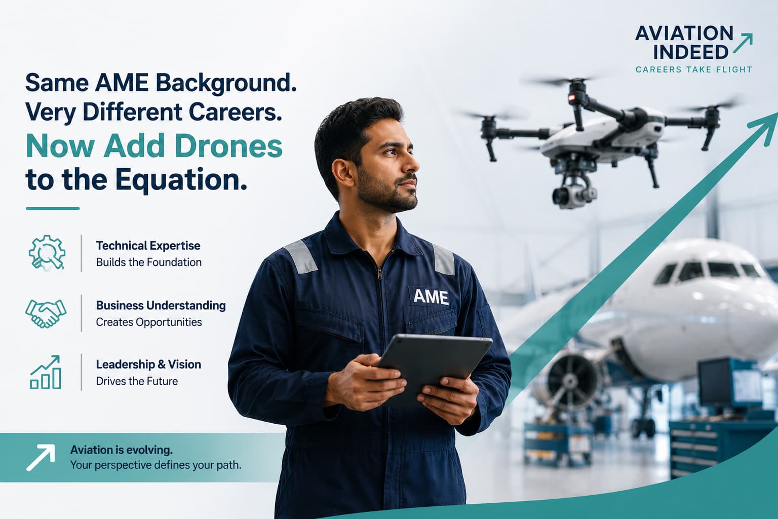 Same AME Background. Very Different Careers. Now Add Drones to the Equation.